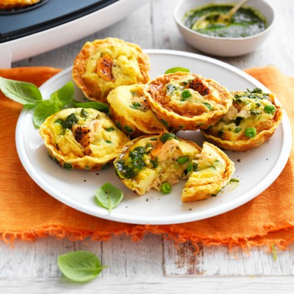 Pie Maker Salmon, Pea and Pesto Pies